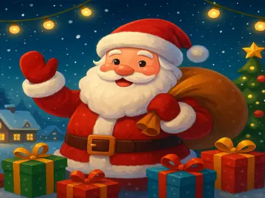Santa Collecting gifts
